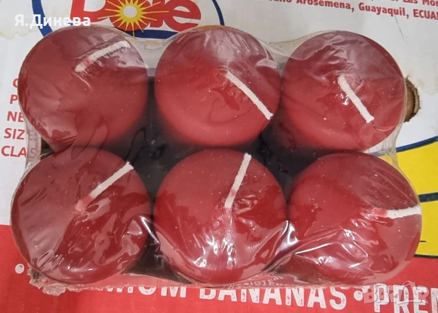 Романтични свещи 6бр в комплект , снимка 2 - Други стоки за дома - 50797010