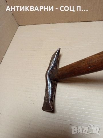 Соц Стар Ръчно Кован Каменоделски Чук 0.730кг. Номер 607., снимка 4 - Антикварни и старинни предмети - 53224607