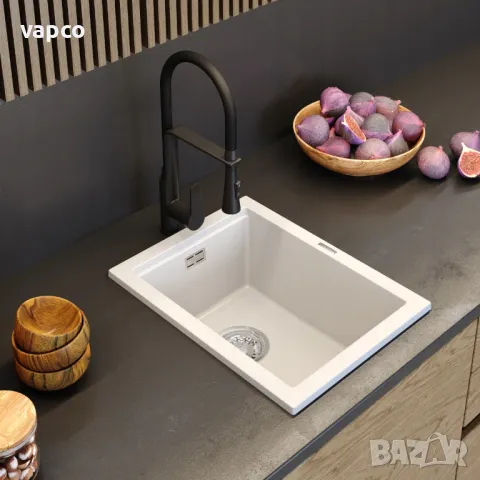 Компактна гранитна мивка Granitan Tuga 38см