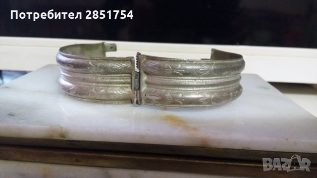 Възрожденска сребърна гривна  , снимка 7 - Антикварни и старинни предмети - 31709286