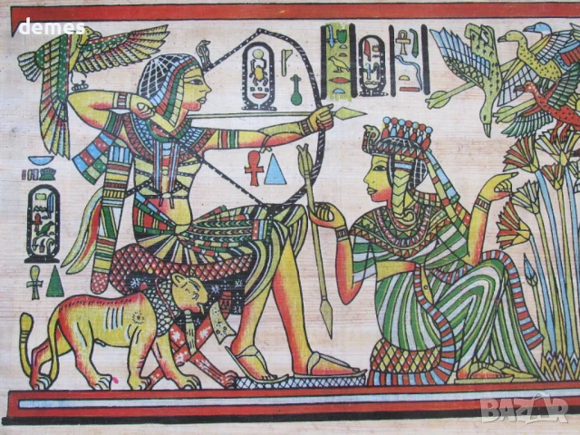 Египетски папирус, серия-3, снимка 6 - Картини - 51184187