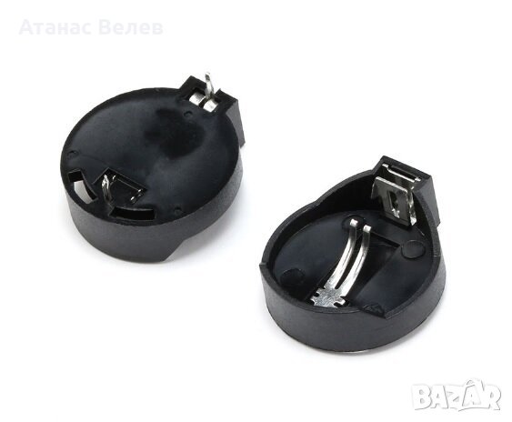 Цокъл за 3V батерия тип "копче", снимка 1