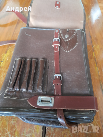 Стара командирска,офицерска чанта #6, снимка 4 - Антикварни и старинни предмети - 44734332