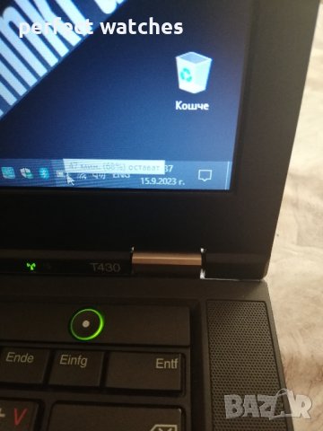 Лаптоп Lenovo Thinkpad T430 с чанта и безжична мишка, снимка 8 - Лаптопи за дома - 42212504
