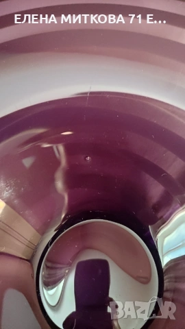 Голяма фруктиера от художествено стъкло, снимка 8 - Аксесоари за кухня - 54131516