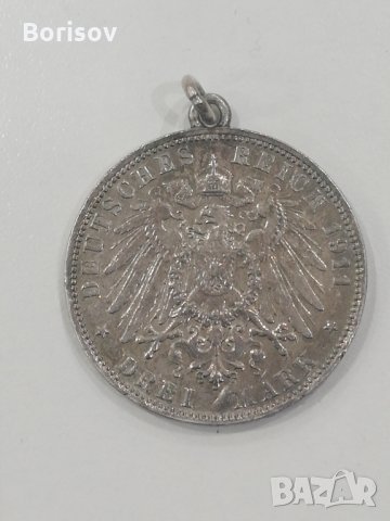 Медальон Deutches Reich 1911 , снимка 3 - Колекции - 31603871