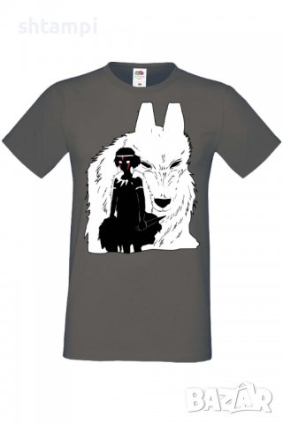 Мъжка тениска Princess Mononoke,Анимация,игра,Празник,Повод, снимка 8 - Тениски - 37951020