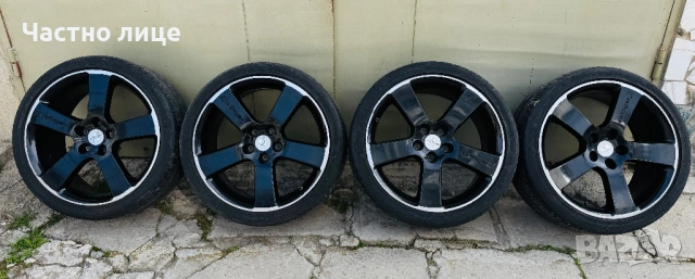 Джанти с гуми Borbet Oettinger Type RX 19 5x112 8, 5J ET50, снимка 6 - Гуми и джанти - 54167490