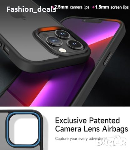 Нов Калъф Протектор за екран и за обектив телефон iPhone 13 Pro Айфон Защита, снимка 2 - Калъфи, кейсове - 42902292