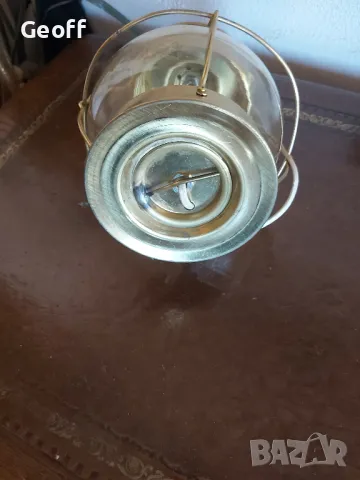 Brass hanging/standing Cabin Lamp,  230v., снимка 3 - Лампиони - 47678903
