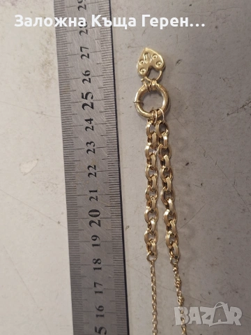 Дамско златно колие 8,2гр., снимка 4 - Колиета, медальони, синджири - 54327719