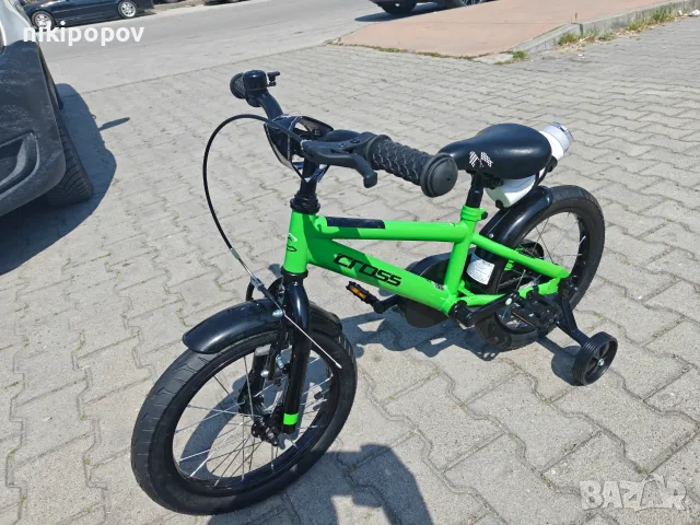 CROSS Детски велосипед 14" PATROL зелен, снимка 7 - Велосипеди - 56528652