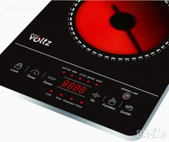 Инфрачервен котлон Oliver Voltz, 2000W, 280 x 360mm., 8 нива на температурата, LED екран, Черен, снимка 7 - Друга електроника - 52852403