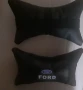 ТОП Цена за 2бр-18лв Черни кожени възглавнички с лого на Форд FORD, снимка 1
