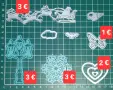 Машина Sizzix Sidekick, щанци, печати, папки за релеф , снимка 7