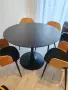 RINGSTED Кухненска маса RINGSTED Ø100 черен ясен jysk НОВА, снимка 2