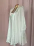  Резервирани Бял халат L/XL Бяла сатенена нощница, снимка 1