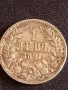 Сребърна монета 1 лев 1891г. Княжество България Княз Фердинанд първи 37165, снимка 1