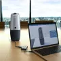 Coolpo AI Huddle Pana 4K 360 градуса камера за видеоконференции -mic., говорител, изкуствен интелект, снимка 1