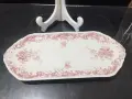 стар английски порцелан плато, снимка 3