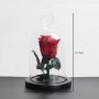 Вечна истинска роза в стъкленица, снимка 18
