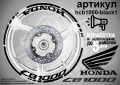 Honda CB 1000 кантове + надписи за джанти , снимка 2
