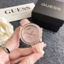Дамски ръчен часовник Guess с кожена верижка, снимка 5