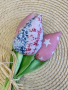 Лалета от плат / Текстилни цветя, снимка 15
