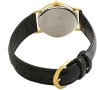 Дамски часовник Casio, черна кожена каишка, златен безел, LTP-1095Q-7B, снимка 5
