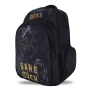 Ученическа раница Game Over, Черен, 33x18x48см., снимка 2