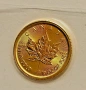 1/10 унция (3.11 гр.) златна монета Канадски Кленов Лист, снимка 1