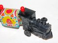 СССР метална Механична играчка Веселото Влакче Завод Аврора 1970те, снимка 7