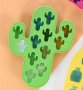 1518 Силиконова форма за лед кактусчета 12 гнезда, снимка 2