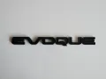 Черна емблема надпис EVOQUE за Range Rover  , снимка 3