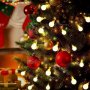 Нови Коледни светлини с дистанционно и таймер 120LED 15M Декорация, снимка 6