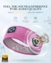 Нови Bluetooth слушалки за сън лента за глава странично спане розови, снимка 7