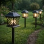 Многофункционална градинска соларна лампа XF-1012А - осветление и защита от насекоми, снимка 7