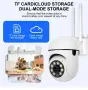 2 броя WiFi Камери за Наблюдение,Камери за видеонаблюдение. 1080P HD, Външни, Зум, Видео Сигурност, снимка 7