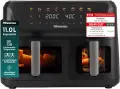 Air Fryer Hisense HAF2700DCD – 11 л, 2700 W - Въздушен фритюрник (еърфрайер) + Подарък Sano Jet 1L., снимка 1