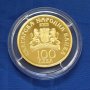 Златна монета 100 лева 2009 Свети Димитър Чудотворец, снимка 1