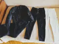 Кожено яке и панталони за момче, снимка 2