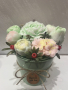 Аранжирани, ароматни цветя от сапунена основа, снимка 10