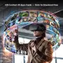 DESTEK V5 VR слушалки за телефон, 110°FOV HD антисини лещи за защита на очите, снимка 8