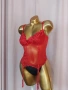  Резервирани Sensuality 85 B Червен корсет с жартиери за чорапи и прашка , снимка 6