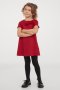 Червена блестяща рокля H&M 4-6 години, снимка 2