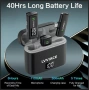 Безжичен микрофон Lavalier за телефони с USB Type C портове, 40 часа живот на батерията с предавател, снимка 2