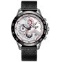 Мъжки часовник Lige Sport Watch, Водоустойчив, Неръждаема стомана, снимка 3