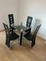 Продавам маса за хранене и четири стола., снимка 1