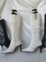 КАТО НОВИ дамски 36 - 37 кожени ботуши- бели,естествена кожа, made in BRAZIL, снимка 11