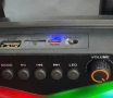 Преносима безжична тонколона с мощен звук и LED ефекти WSJAR E8131W, снимка 3